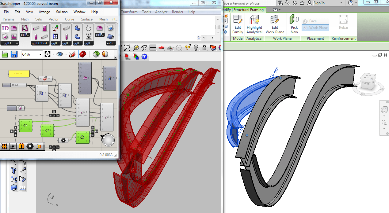 Curved Steel Beam Revit The Best Picture Of Beam
